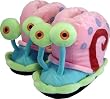 Spongebob Schwammkopf 112225  - Zapatillas de felpa de estar por casa dise�o Bob Esponja : Gary (talla L) [Importado de Alemania]