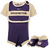 Nike Washington Huskies Infant Purple Three Piece Gift Set