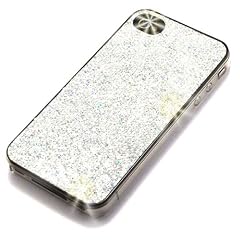Hartschale "Disco" gl�nzend silbern f�r iPhone 4S. Folie / Etui / Schale / H�lle, einmalig gl�nzend, f�r Handys