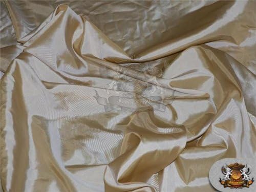 Taffeta Solid Fabric CHAMPAGNE / 58" Wide / Sold by the yard