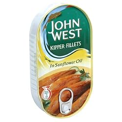 John West Kippers in Sunflower  Oil, 6.70-Ounce Cans (Pack of 10)