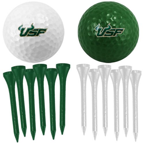 South Florida Bulls Golf Ball Tee Combo Pack