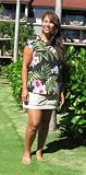 Pullover Blouse - Pale Hibiscus Orchid Cap Sleeve Side Slits Women's Hawaiian Aloha Pupu Top