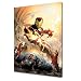 MARVEL: Captain America & Iron Man,Casualties Of War XXL Framed Canvas Art,NEW
