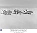 NASA (3 Lifting Bodies on Lakebed, 1969) White Wood-Mounted Art Poster Print - 11 X 17