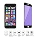 Pajuva iPhone 6S Screen Protector Tempered Glass Full Cover HD Anti Blue Light Protect Eyesight 4.7 inch (Anti Blue Light - Black)