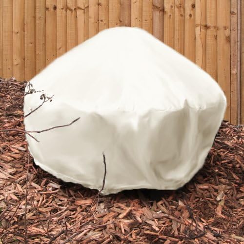 48" Heavy Duty Beige Round Fire Pit Cover