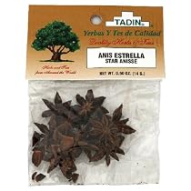 Tadin Tea, Anis Estrella (Star Anisse) Tea, 0.5-Ounce, 6-Count Cellophane Bag (Pack of 4)