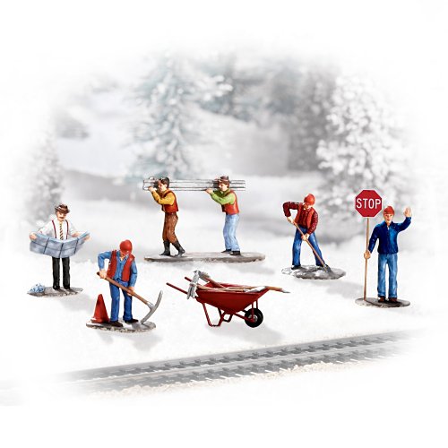 Working On The Railroad Christmas Express Train Accessory Set One by The Bradford Exchange