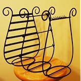 (Set of 3) Black Necklace Holder / Bracelet Holder / Earring Holder ~ Jewelry Organizer / Tree / Stand / Display