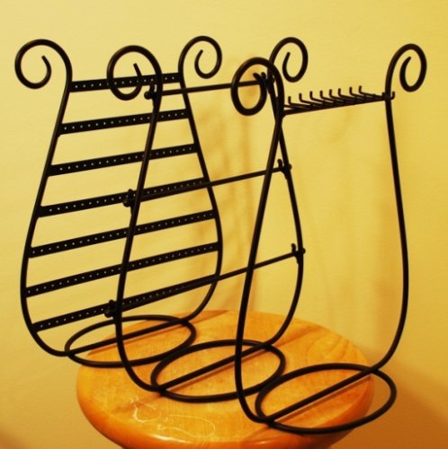Jewelry Organizers Set 3 Necklace Bracelet Earring Holders Rack Tree Display Stand