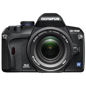 Olympus E-450 Digital SLR Camera (14-42mm Lens Kit)