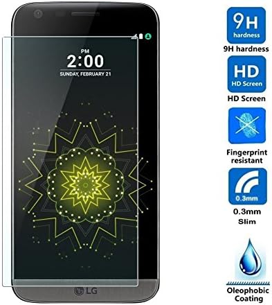 LG G5 Tempered Glass Screen Protector Film Guard,For LG Health(TM)HD Clear Anti-Scratch Anti-Fingerprint Waterproof Glass Lens Glass Screen Screen Protector Film for LG G5 5.3'' inch