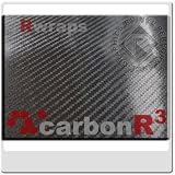 R3 Carbon Fiber III Vinyl Sheet Roll Kit Decal Hood 72"