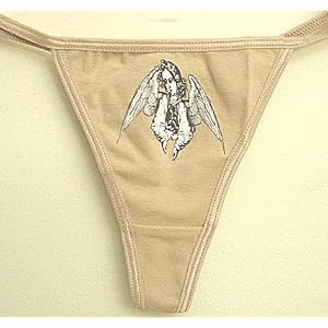 Buy Thrill Ride Spade Baby Tattoo Thong Panty Nude - Tattoo Design Thong Panties by Thrill Ride