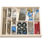Eitech 527-Pieces Metal Construction School Set In Wooden Box