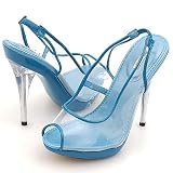 Michael Antonio Lucite Pumps 7.5 Turquoise (Blue)