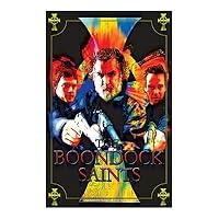 The Boondock Saints Movie Group Blacklight Poster Print
