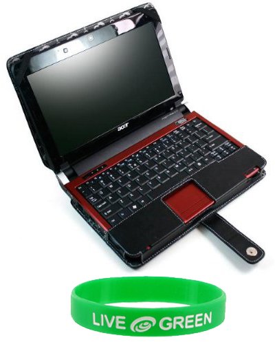 Acer Aspire One AOD250-1990 101-Inch Leather Netbook Case Executive Series - Black