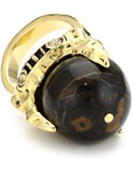 Viento Stone Sphere Held by Avian Claw Ring