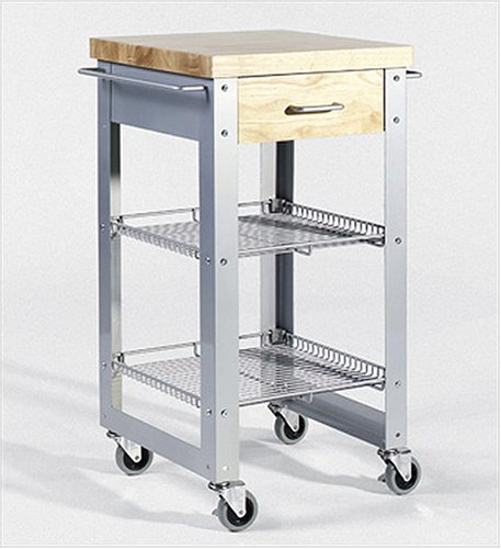Cook like a pro with this mobil gourmet chopping block center island by Chopping Blocks