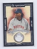 2007 UD Masterpieces Captured on Canvas Game Used Jersey Manny Ramirez Boston Red Sox