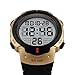 Gosasa LED Sports Military Men's Wristwatches 50m Waterproof Digital Casual Watch(Gold)