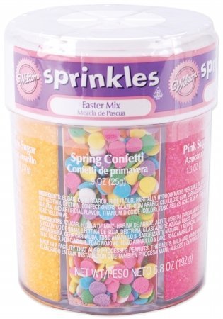 Wilton 6 mix easter sprinkle assortment