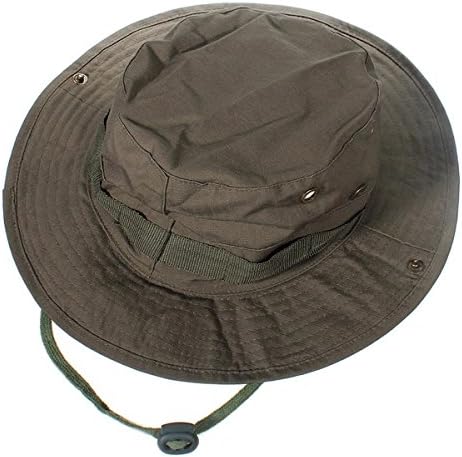 Foocc Tactical Combat Camo Hiking Cap Outdoor Army Sun Block Hat Cap Hiking (Army Green)