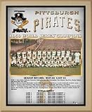 1960 Pittsburgh Pirates World Series Championship Team Photo Plaque (you choose color & size)