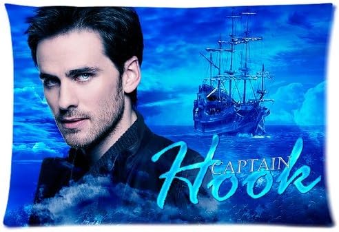 Tt-shop Soft Zippered Pillowcase Pillow case Cover 20*30 Inch (One Side) Once Upon A Time Captain Hook Pattern Fashion Design