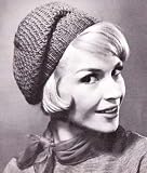 Slouchy Ladies and Girls Hat Beret Knit Knitting Pattern Cap Beanie Rasta EBook Download Needlecrafts