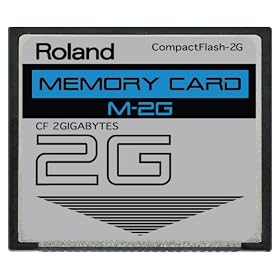 2GB Roland M-2G CompactFlash CF Memory Card MC-808, SP-404, SP-555, V-Synth, Fantom and more.