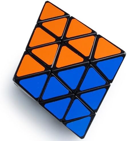 Millionaccessories 8-axis Cube Octahedron Diamond Puzzle Black