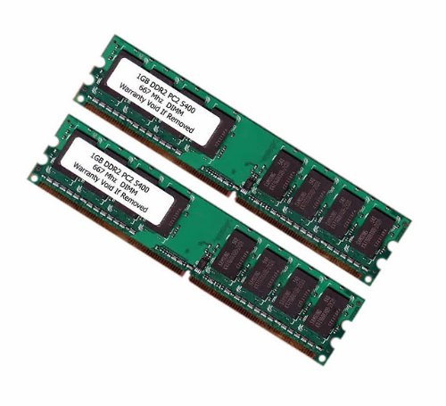 Komputerbay 2GB 2x 1GB DDR2 PC2 5300 667Mhz 240 Pin DIMM 2 GB KIT