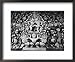 Anthropoid Figure and Vegetable Elements, Alter Relief of the Temple of Bayon, Angkor, Cambogia Places Framed Art Poster Print, 22x18