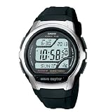 Casio Waveceptor Watch featuring Atomic Timekeeping plus Alarm, Light, World Time and More Functions (AZ5744)