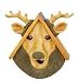 Red Carpet Studios Ltd. Birdie in the Woods Deer birdhouse