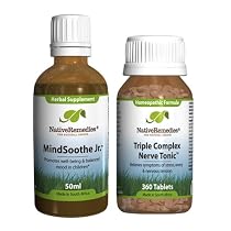 Native Remedies Triple Complex Nerve Tonic and MindSoothe Jr. ComboPack