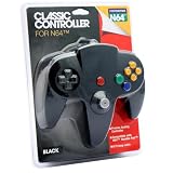 Controller Pad for Nintendo 64 N64 BLACK w Long Handles