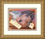 "Las de Carreau" by Juan Gris - Framed Artwork