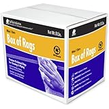 Buffalo Industries (10526) White Recycled T-Shirt Cloth Rags - 8 lb. box