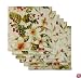 Rose Tree Tropicana Table Linens Set Of 6 Napkins, Cream