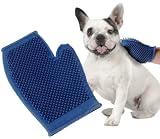 51LrfletPGL. SL160  Pet Buddies PB5583 Dog and Cat Grooming Glove  One Size Fits All, Rubber, Blue Reviews