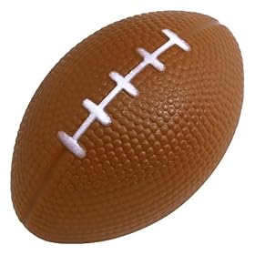 Football Stress Ball - 3 inch, Brown
