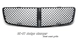 05 06-07 DODGE CHARGER SRT-8 SXT R/T EURO MESH FRONT GRILL GRILLE BLACK