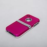MetaiCase Deluxe AT&T Verizon Pink Iphone 4 4S 4G Case Cover with Kickstand MetaiCase Deluxe AT&T Verizon Pink Iphone 4 4S 4G Case Cover with Kickstand