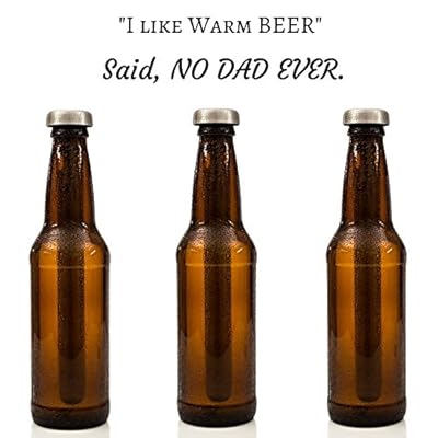 Dad's Edition - Brew House Beer Chillers - 2 Piece Gift Set - Stainless Steel Drink Chiller Sticks - a cooler ail chilling necessity