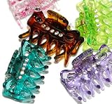 France Luxe Micro Classic Jaw with Swarovski Crystals