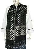 Fashion Scarf Silk Chiffon India Designs Hanmade Indian Gifts 22 x 72 inches (srfch001)